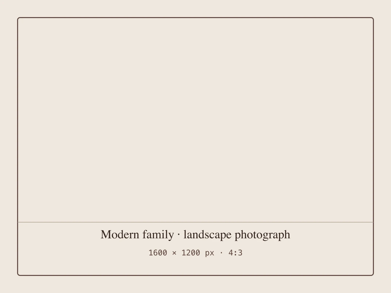 Landscape modern Riley family photograph