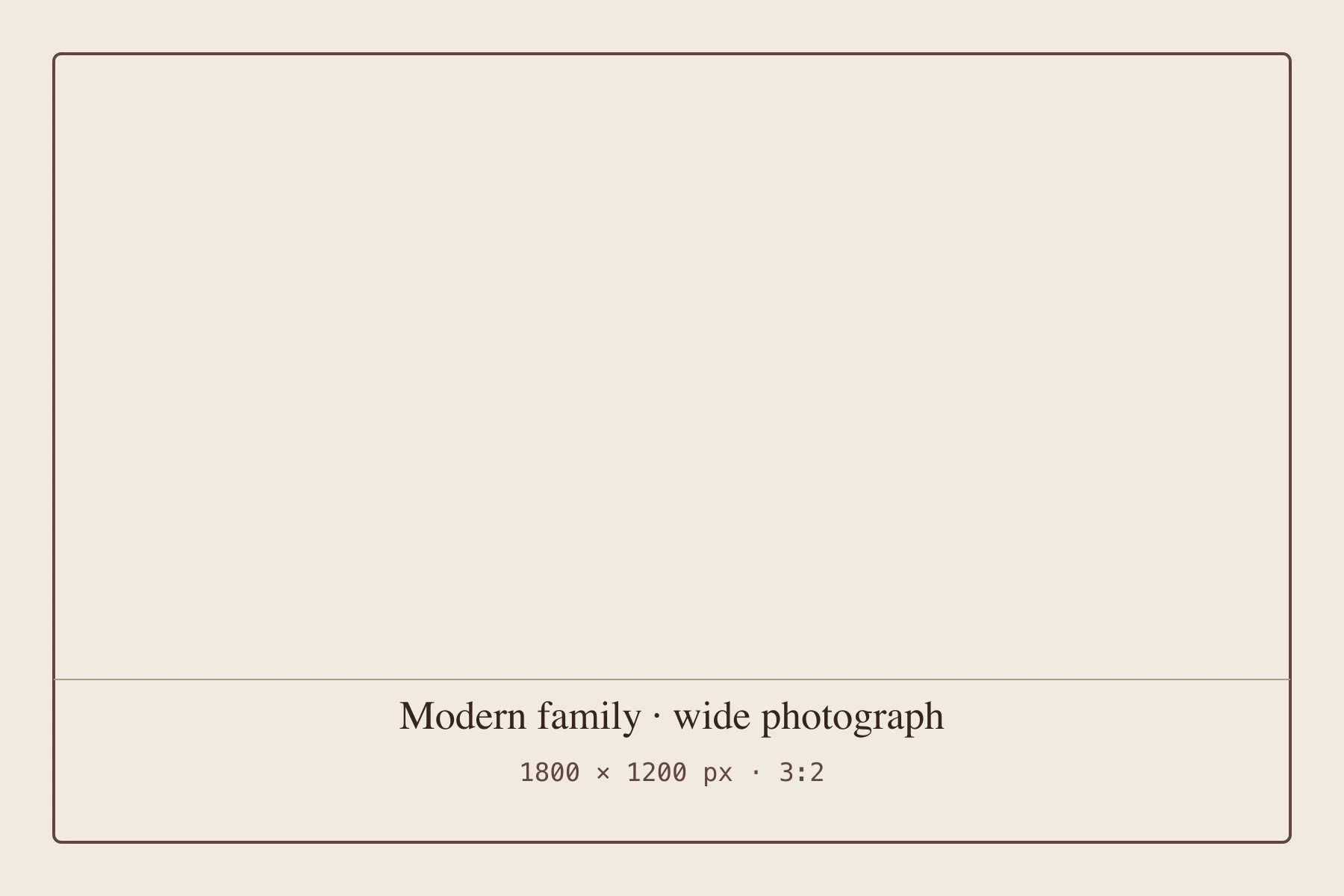 Wide modern Riley family photograph